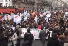 ชาวฝรั่งเศสประท้วง ร่างกฎหมายปฏิรูปแรงงาน