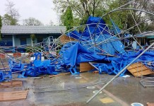 พายุลูกเห็บถล่มลำปาง 2อำเภอ บ้านพัง300หลัง