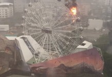 ไฟไหม้กระเช้าไฟฟ้า สวนสนุก ไดโนซอร์ แพลนเน็ต