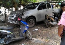 คนร้ายลอบวางระเบิดตลาดนัดบ้านบาละ อ.กาบัง จ.ยะลา บาดเจ็บ 4 ราย