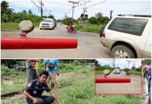 อนาถ!!!!เด็กวัย 15 ปี ขี่ จยย.อ้อมไม้กั้นรถไฟสายเส้นทางมรณะ “ชาวบ้าน”ระบุไม้กั้นมักทำงานเองจนสับสน