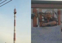 “ลุงผูกคอตายสลด” บนเสาส่งสัญญาณรู้ตัวแล้วเป็นใคร จี้เลิก “ม.44″ คุม”วัดธรรมกาย”..(คลิป)