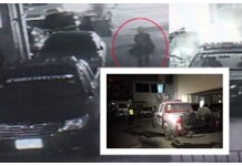 เผยภาพนาทีอุกอาจ! ชายลึกลับ..เผารถตราโล่ห์”จราจรหัวหิน” ไหม้เกือบทั้งคัน (ชมคลิป)