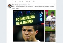 เมซซีเหน็บเจ็ดโด้ปล่อยข่าวกลบกระแสโกงภาษี