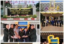 #กำกับกำลังสำรองรุ่นที่31# จัดมอบตู้หนังสือประเทศไทยใต้ร่มพระบารมีเข้า”ห้องสมุดวิทยาลัยการทัพบก” #หนังสือพิมพ์รายวัน”ข่าวประเทศไทย”#ข่าวทั่วไทย-ไกลทั่วโลก#